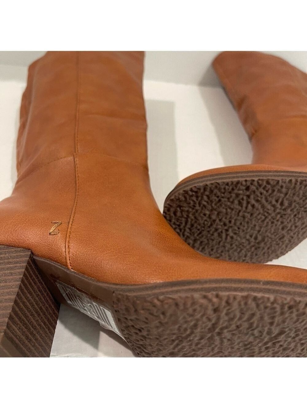 Women’s Zodiac Riona Brown Leather Riding Boots Size 7.5 US! - Picture 8 of 8